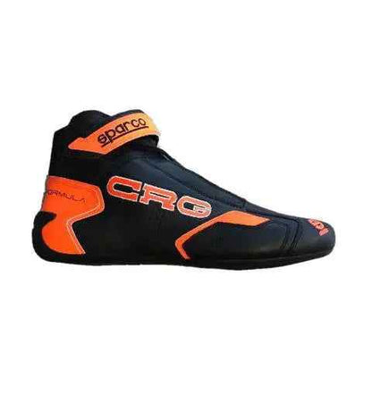 CRG Orange Sparco Go Kart Racing Shoes