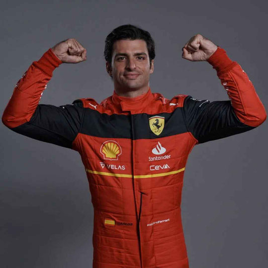 Carlos Sainz Jr 2022 F1 Scuderia Ferrari Replica Racing Suit