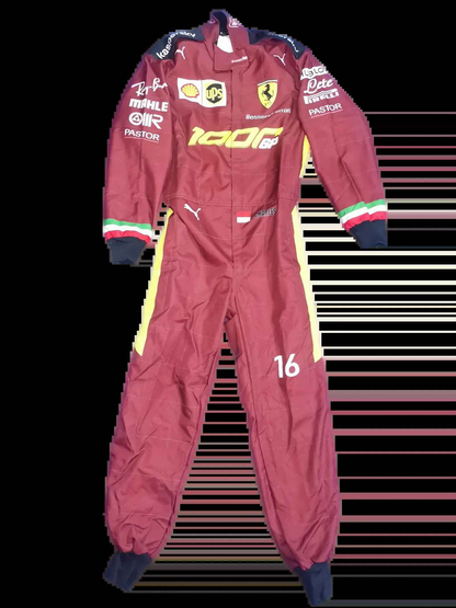 Charles Leclerc Ferrari 1000 GP Racing Suit 2020