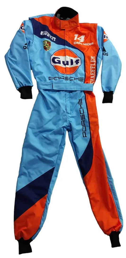 Gulf Go Kart Sublimation Printed Suit