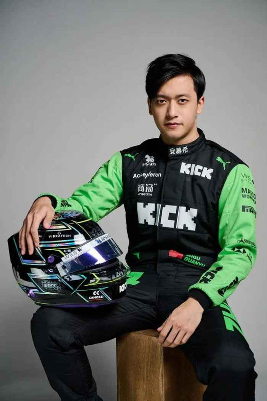 New 2024 Zhou Guanyu Formula One Stake F1 Team Kick Sauber Racing Suit