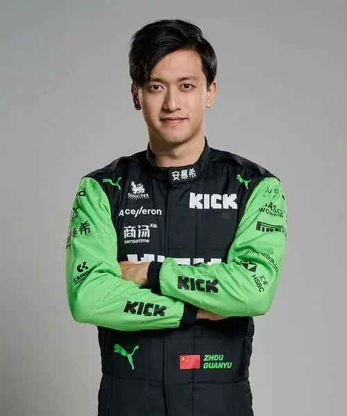 New 2024 Zhou Guanyu Formula One Stake F1 Team Kick Sauber Replica Racing Suit